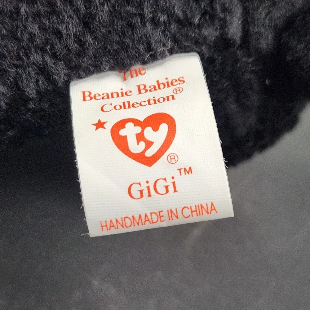 Vintage Retired‎ GiGi TY Beanie Baby Poodle Dog